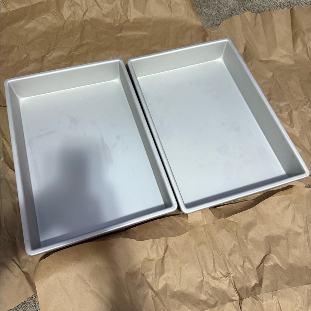 Set of 2 Fat Daddios 12x18x3 Sheet Cake Pans